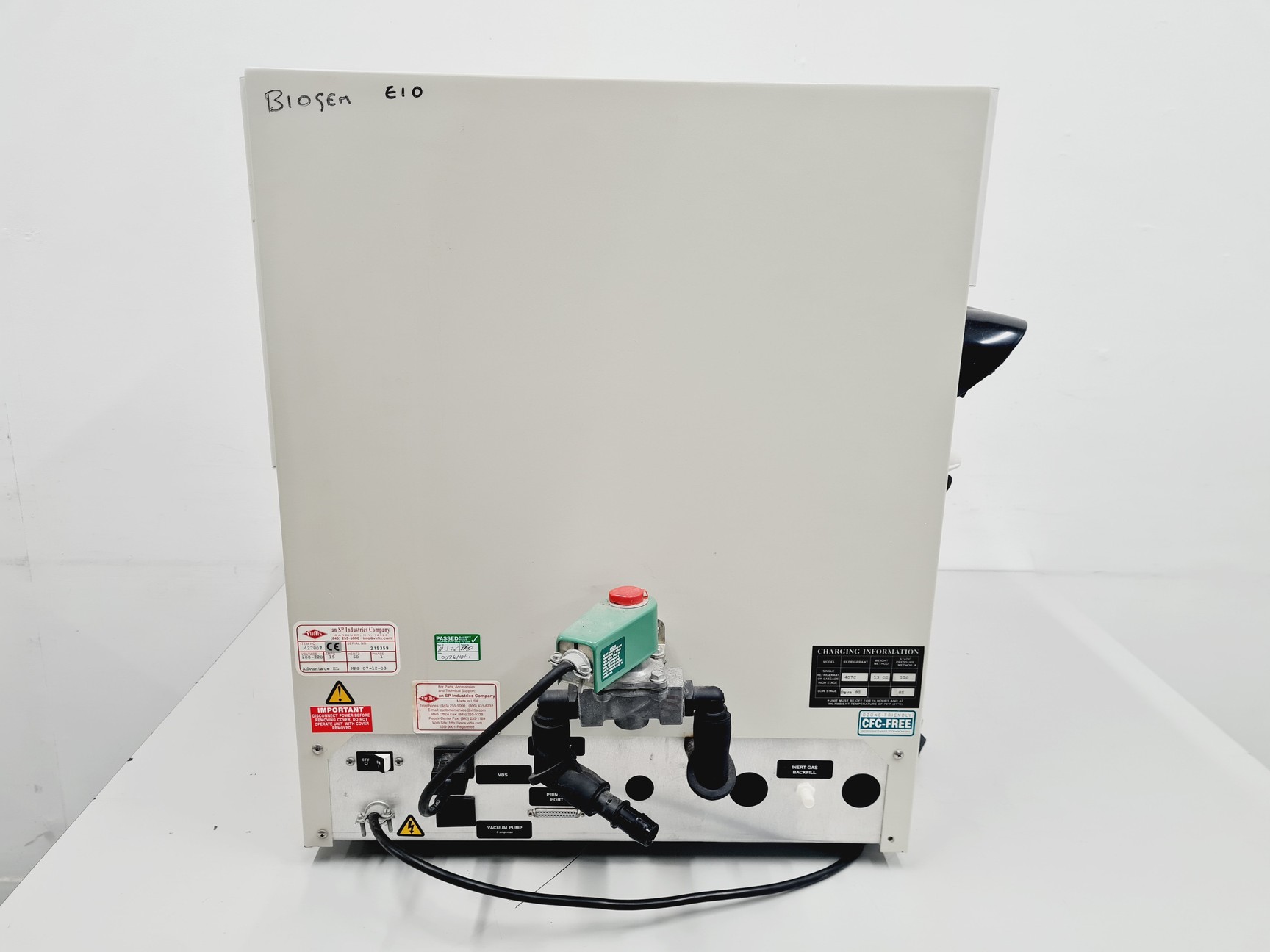 Image of VirTis Advantage EL 427807 Freeze Dryer Lab