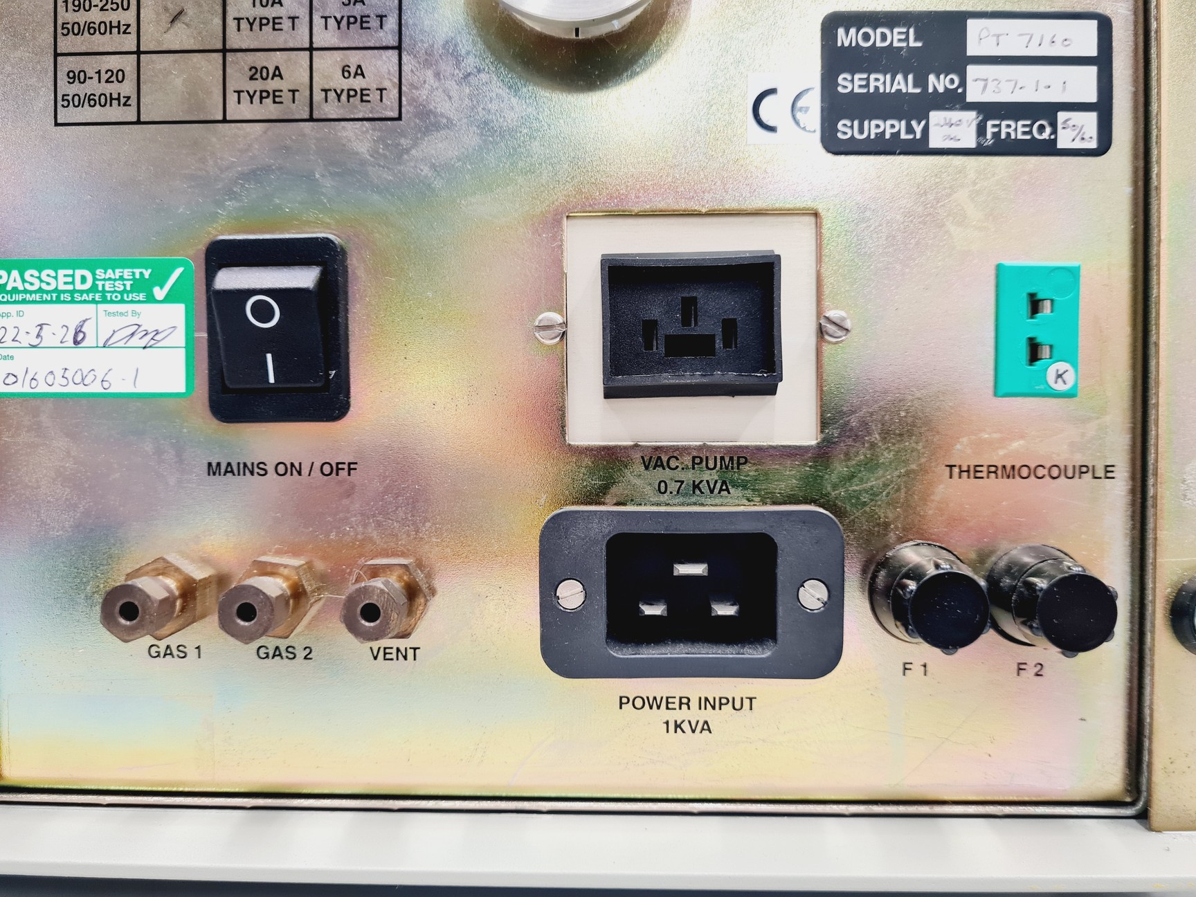 Image of Polaron Plasma Barrel Etcher - PT7160 Lab