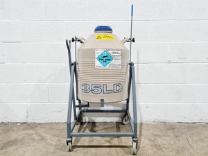 Image of Taylor-Wharton 35 LD Nitrogen Dewar for Dispensing on Wheeled Stand 