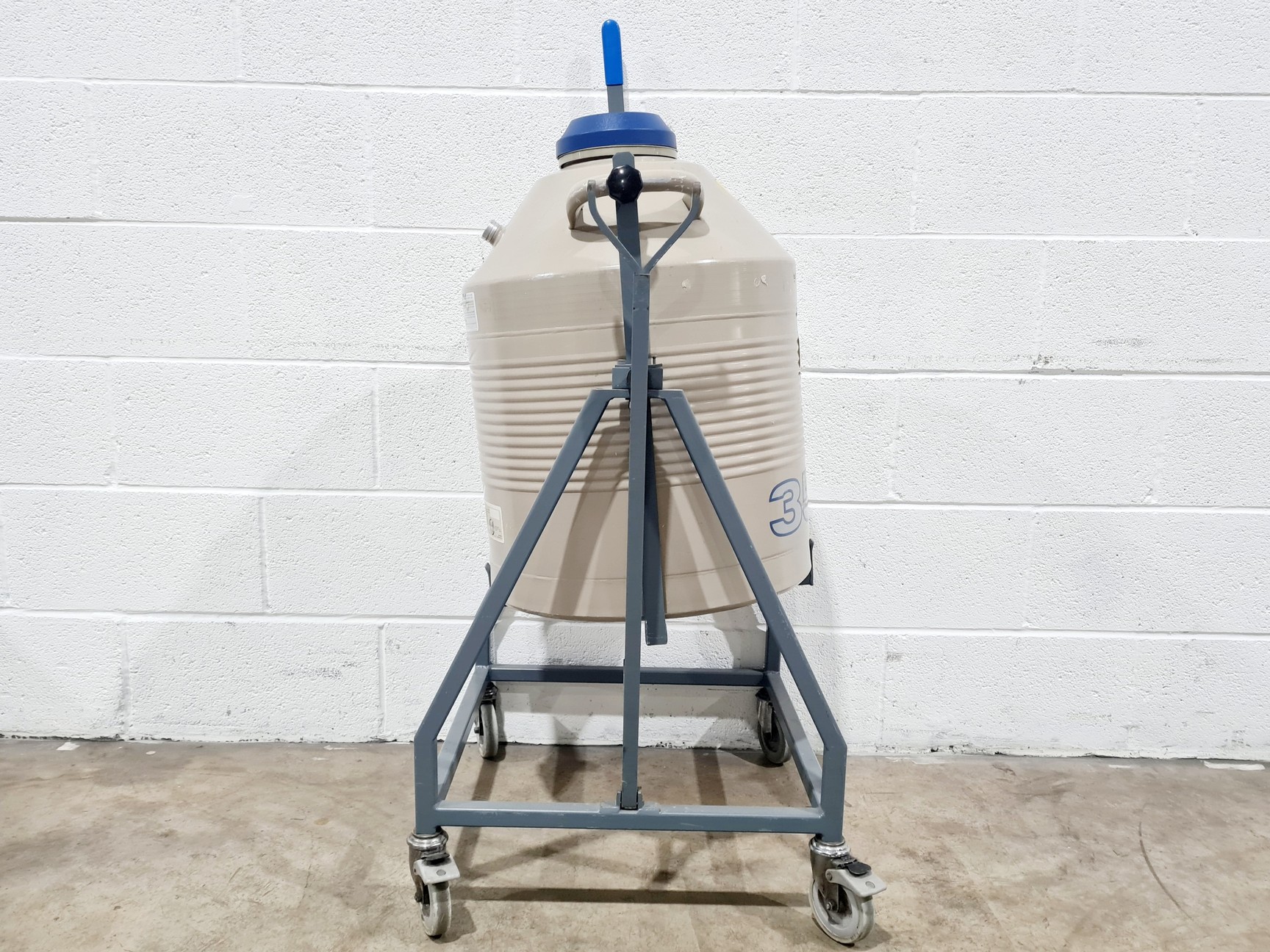 Image of Taylor-Wharton 35 LD Nitrogen Dewar for Dispensing on Wheeled Stand 