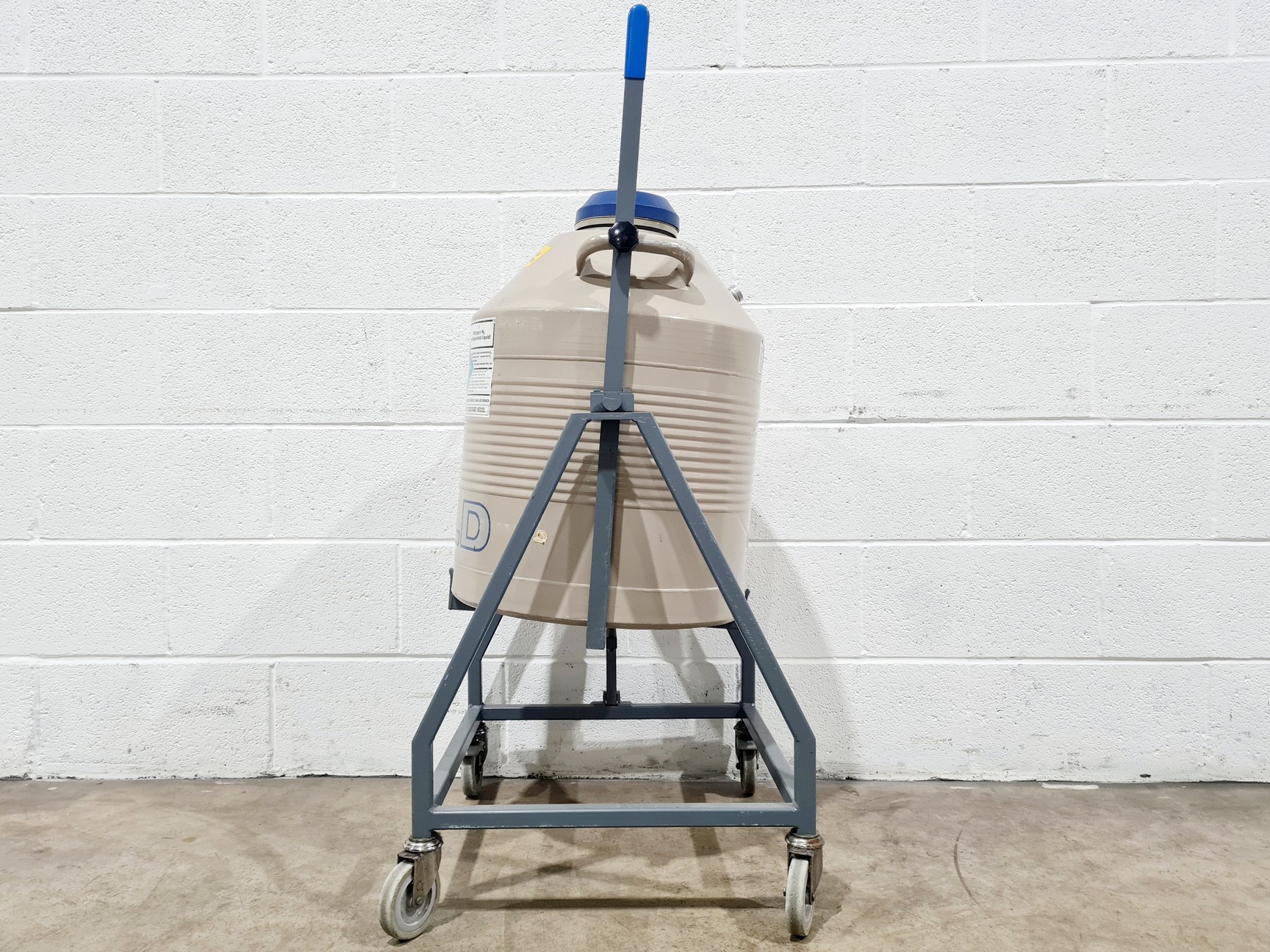 Image of Taylor-Wharton 35 LD Nitrogen Dewar for Dispensing on Wheeled Stand 