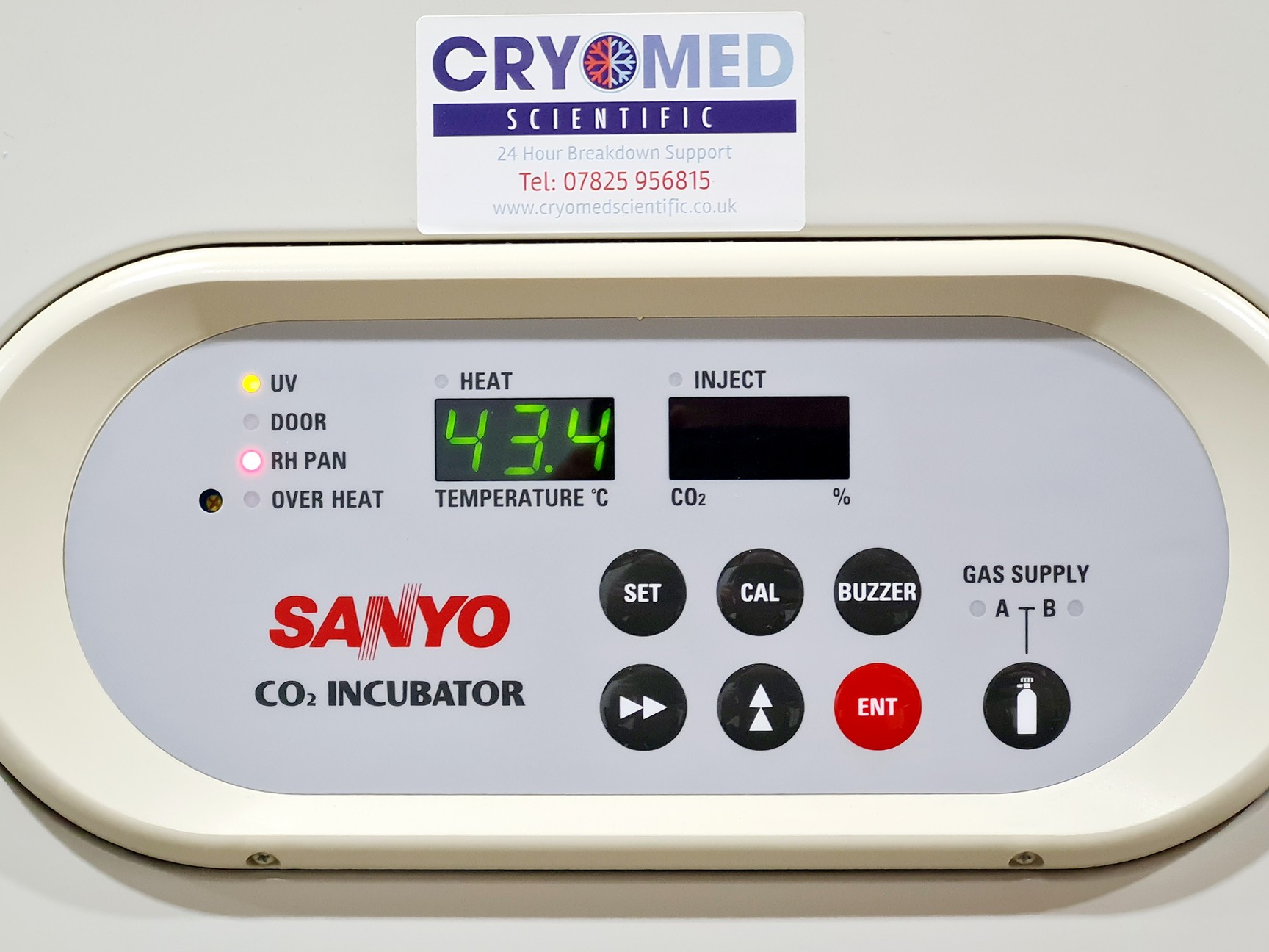 Image of Sanyo MCO-20AIC CO2 Incubator Double Stack 