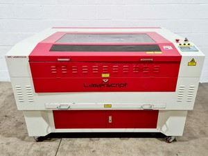 Thumbnail image of Laserscript HPC LASER Ls1290 Laser Engraver w/ Doluyo Laser Water Chiller