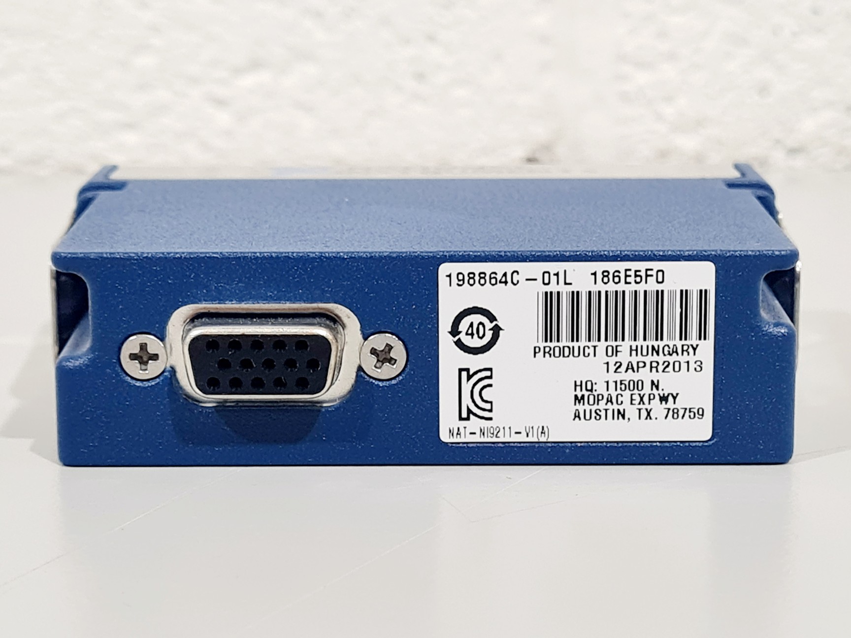 Image of National Instruments NI 9211 4-Channel Thermocouple Input Module 