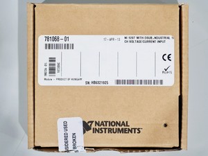 Thumbnail image of National Instruments NI 9207 16-Channel 24-Bit Analog Input 