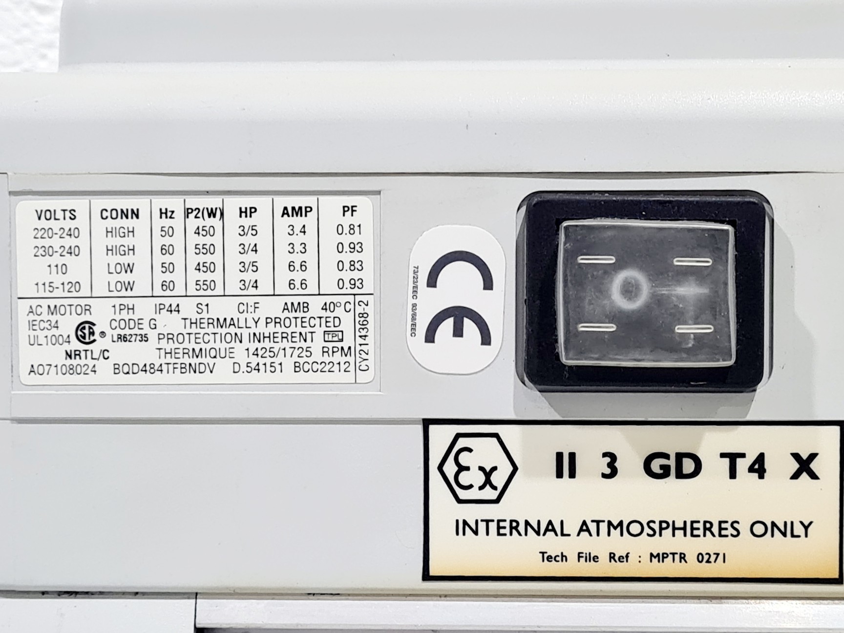 Image of Edwards 12 RV12 Rotary Vane Vacuum Pump Lab