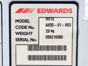 Thumbnail image of Edwards 12 RV12 Rotary Vane Vacuum Pump Lab