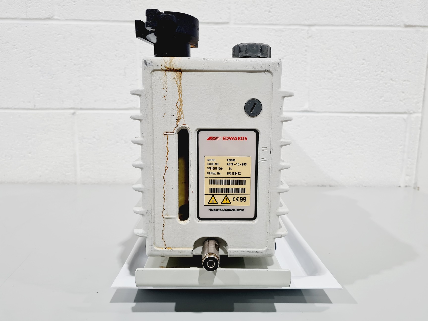 Image of Edwards 30 E2M30 Rotary Vane Dual Stage Vacuum Pump Lab