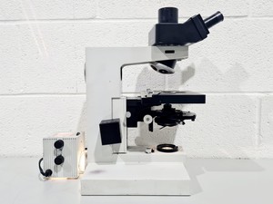 Thumbnail image of Leitz Wetzlar Ortholux II Microscope with Lightbox Power Supply 