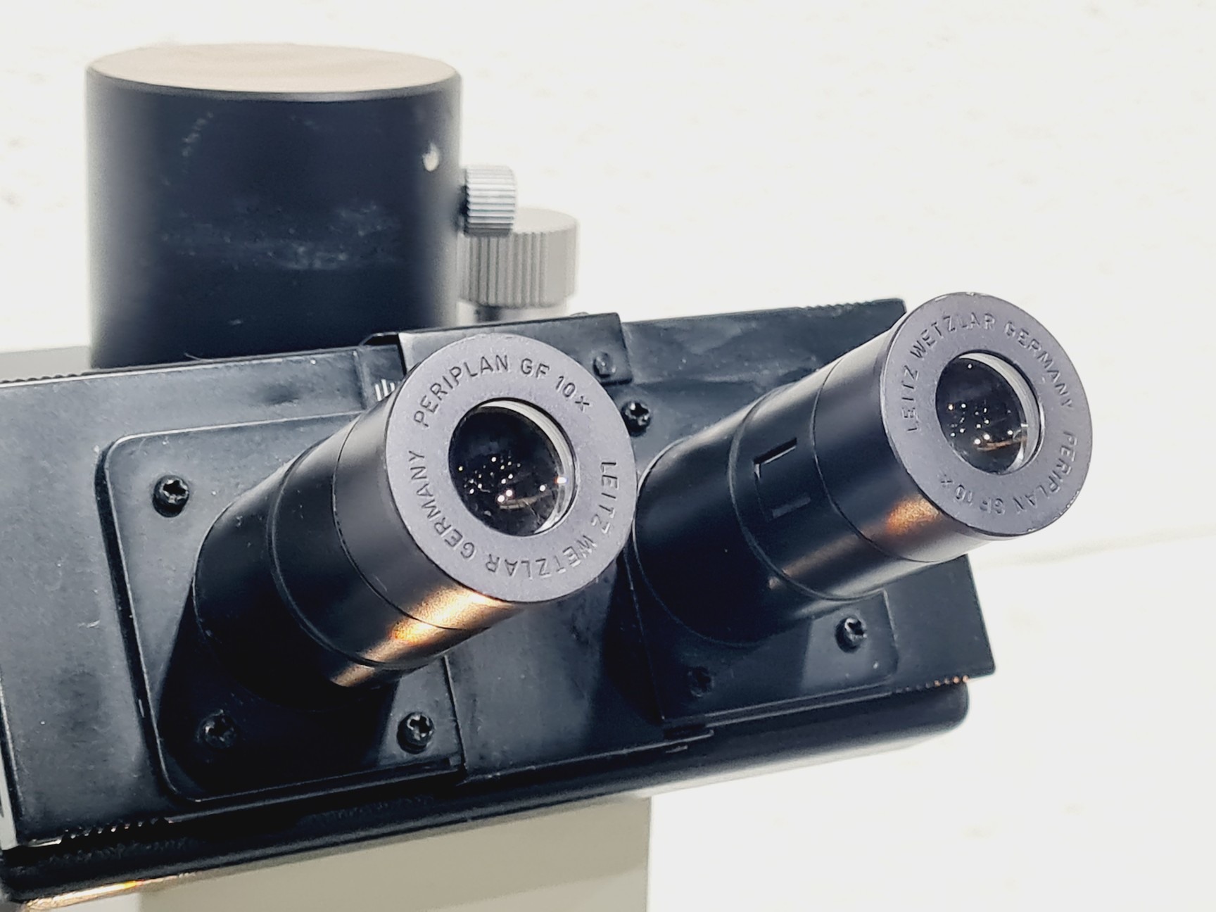 Image of Leitz Wetzlar Ortholux II Microscope with Lightbox Power Supply 