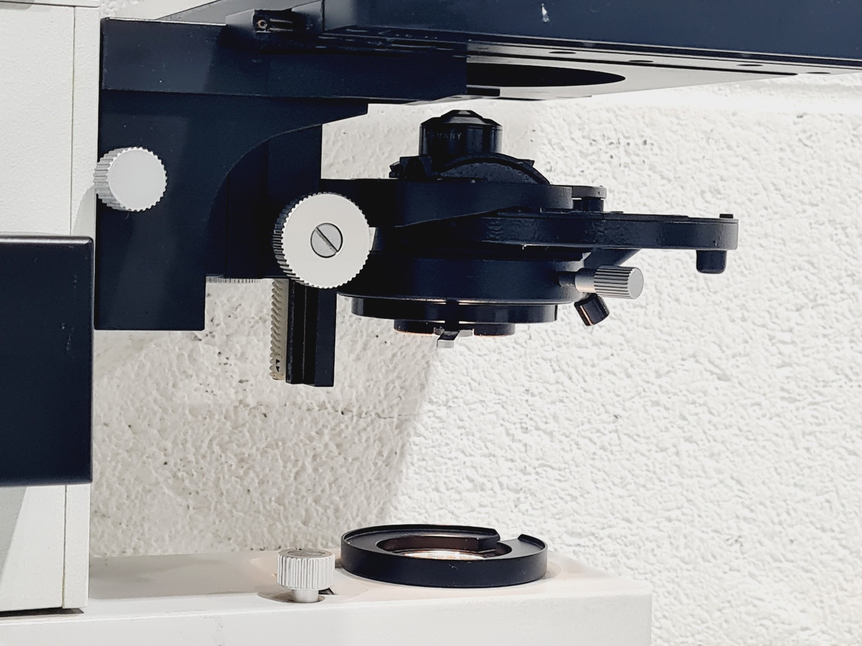 Image of Leitz Wetzlar Ortholux II Microscope with Lightbox Power Supply 