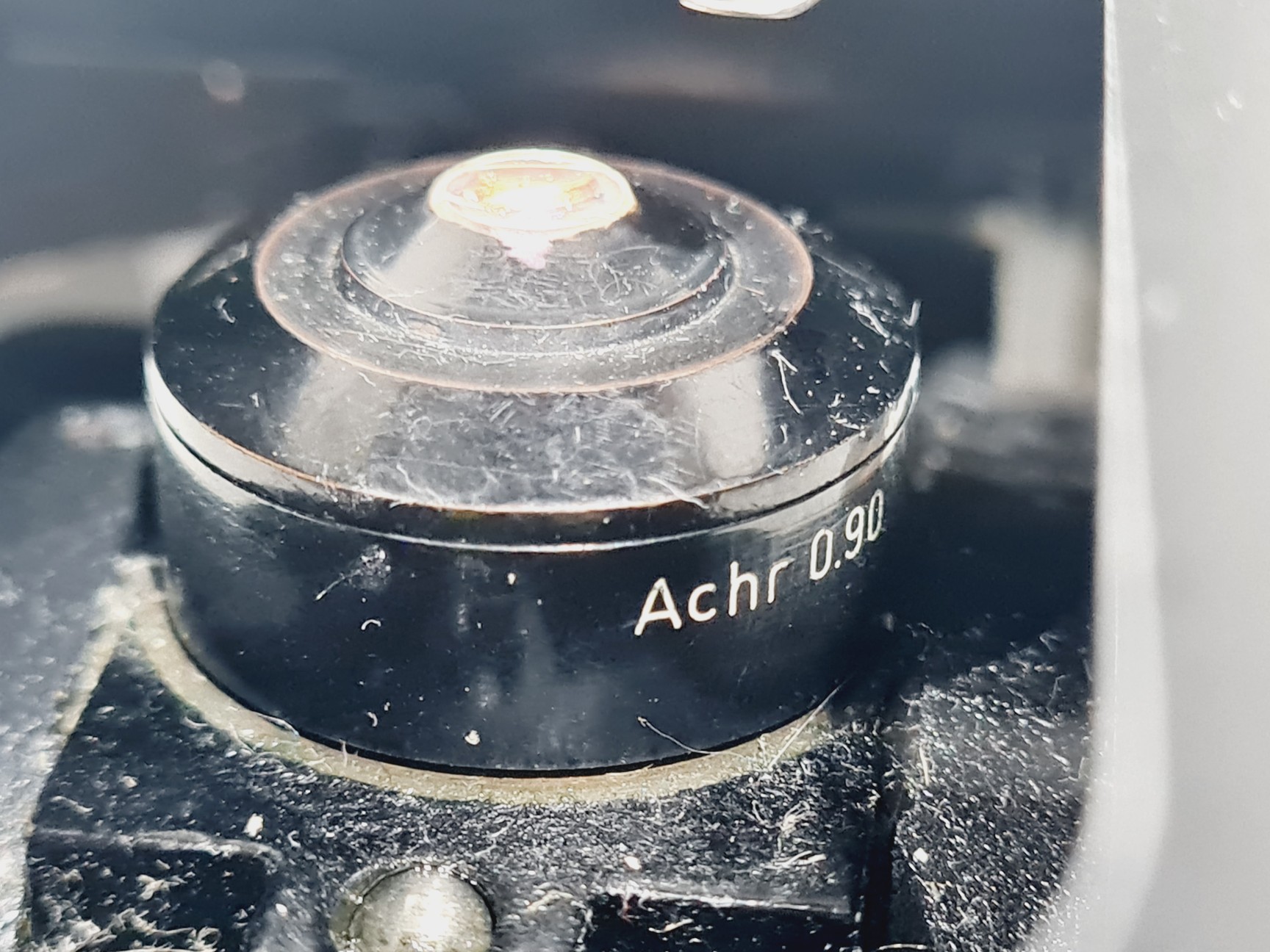 Image of Leitz Wetzlar Ortholux II Microscope with Lightbox Power Supply 