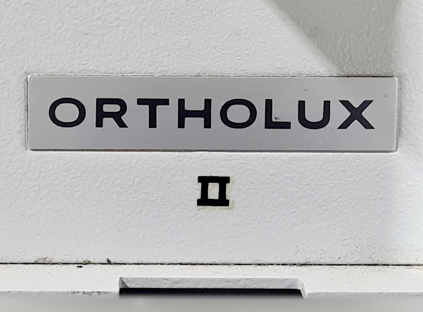 Image of Leitz Wetzlar Ortholux II Microscope with Lightbox Power Supply 
