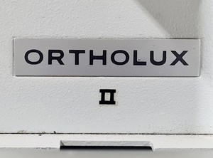Thumbnail image of Leitz Wetzlar Ortholux II Microscope with Lightbox Power Supply 