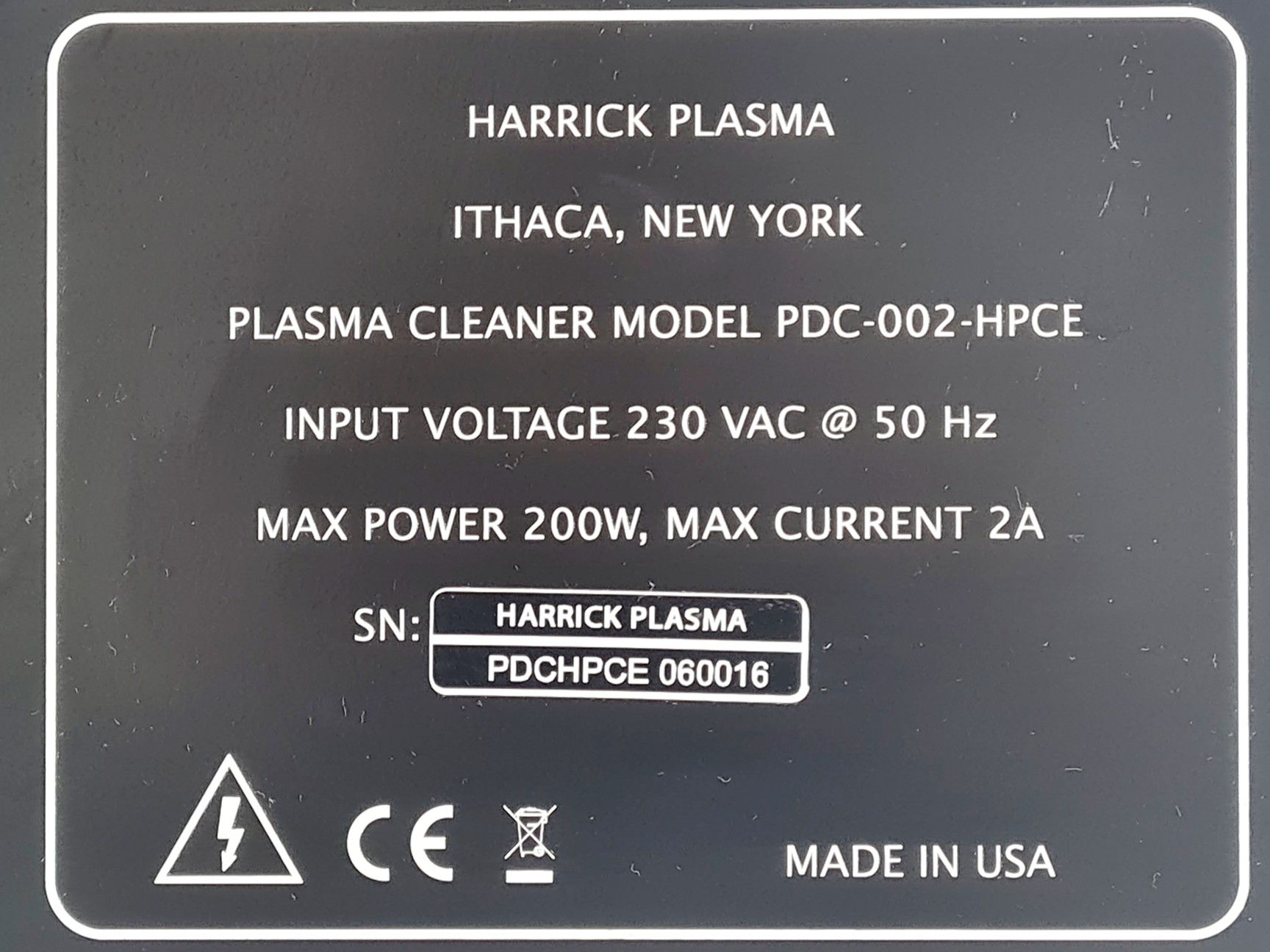 Image of Harrick Technologies PDC-002-HPCE Plasma Cleaner