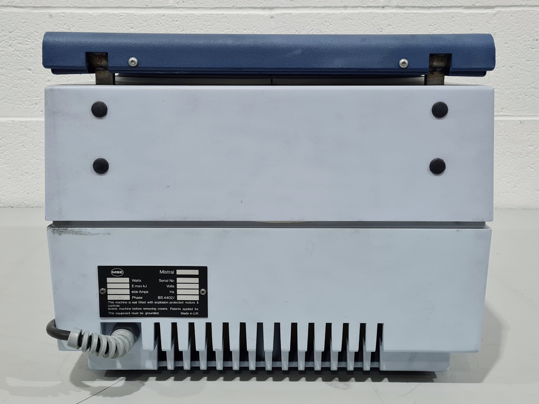 Image of MSE Mistral 1000 Benchtop Centrifuge w/ Swing-Out Rotor 3600RPM Lab