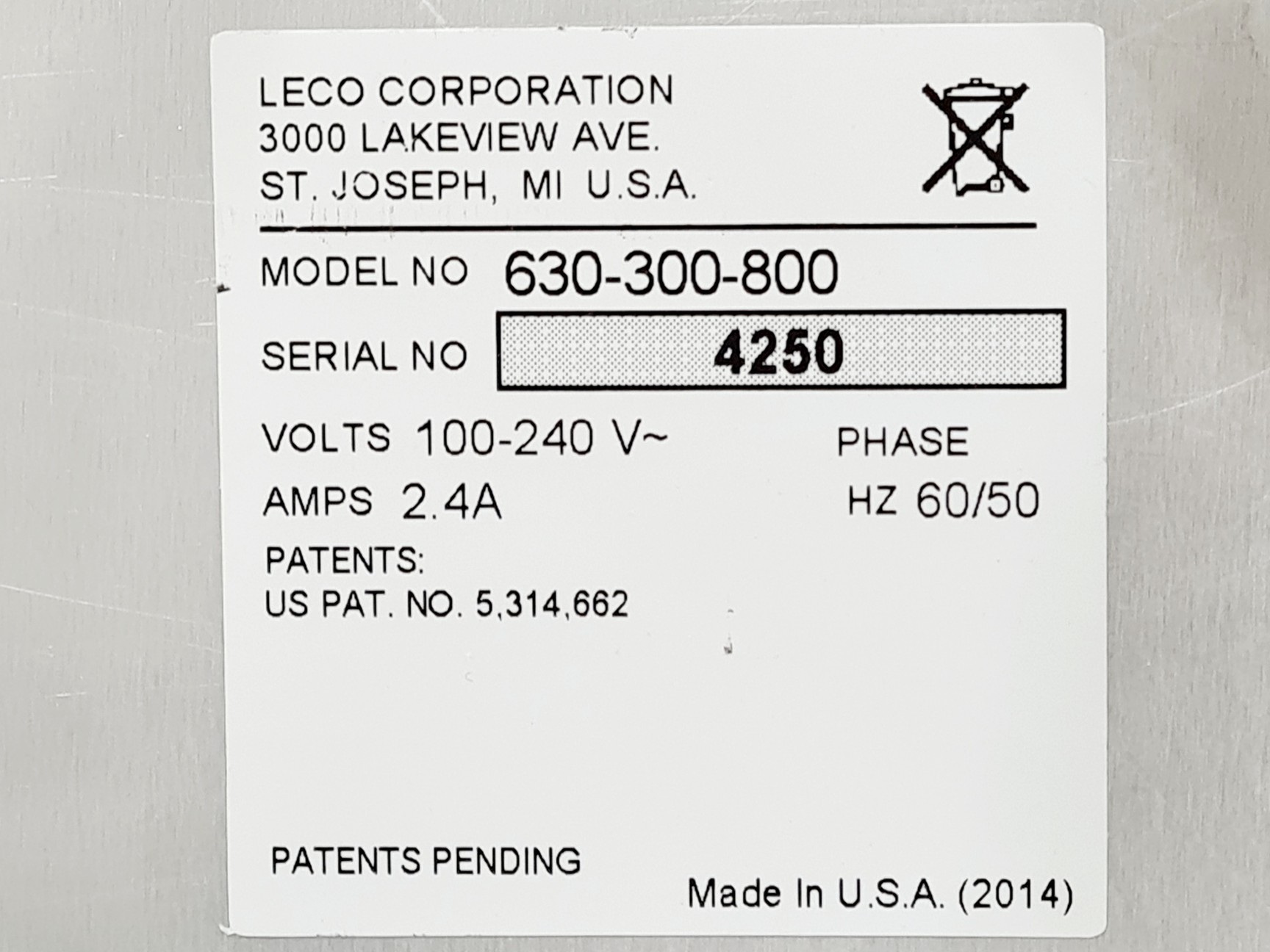 Image of Leco TruMac CN Elemental Determinator System w Model 630-300-300 and 630-300-800