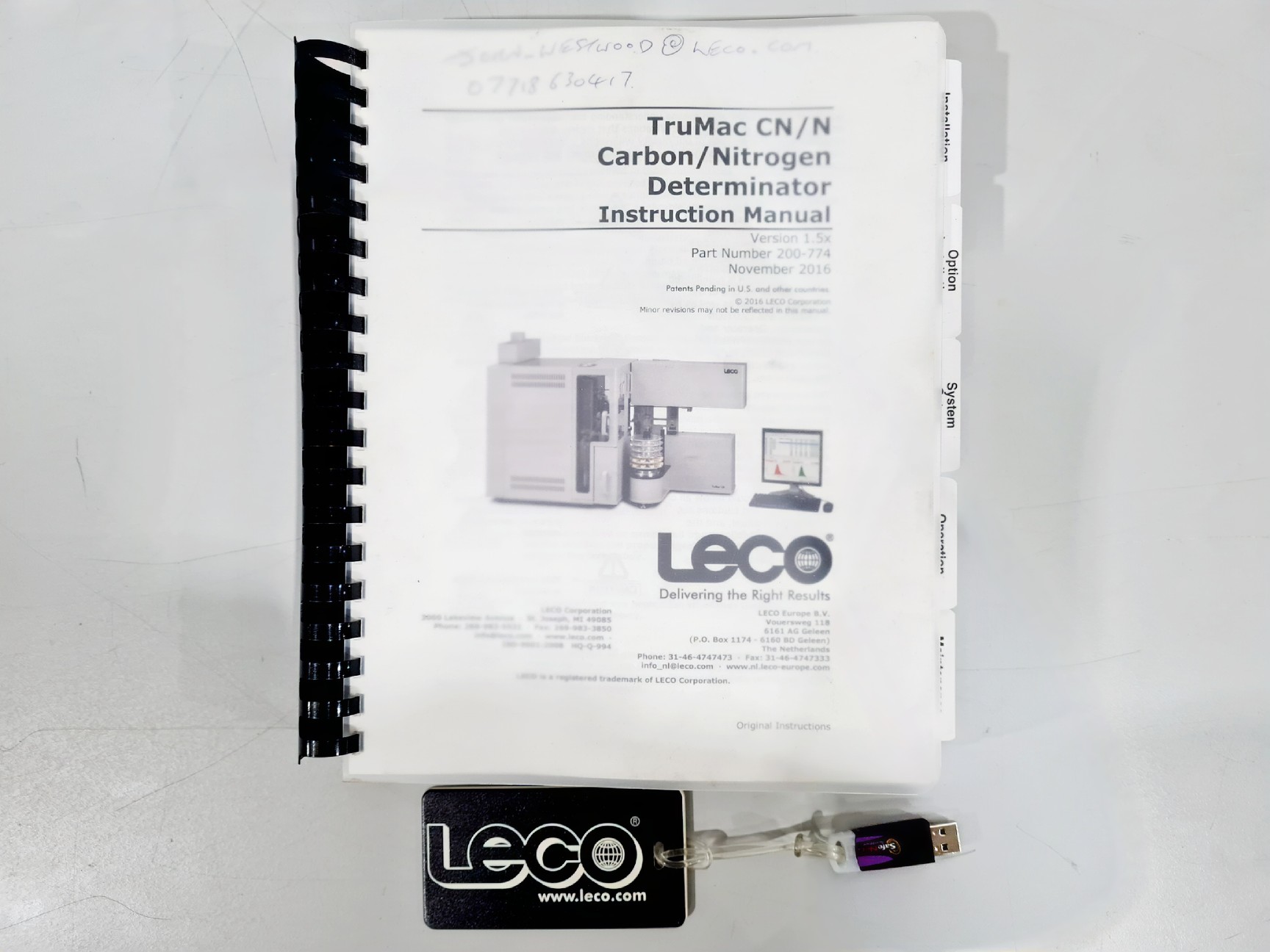 Image of Leco TruMac CN Elemental Determinator System w Model 630-300-300 and 630-300-800