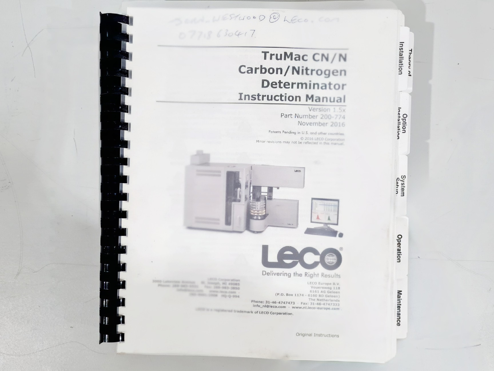 Image of Leco TruMac CN Elemental Determinator System w Model 630-300-300 and 630-300-800