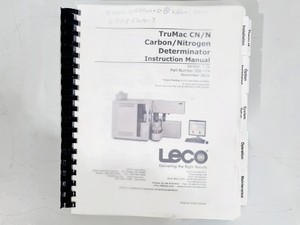 Thumbnail image of Leco TruMac CN Elemental Determinator System w Model 630-300-300 and 630-300-800