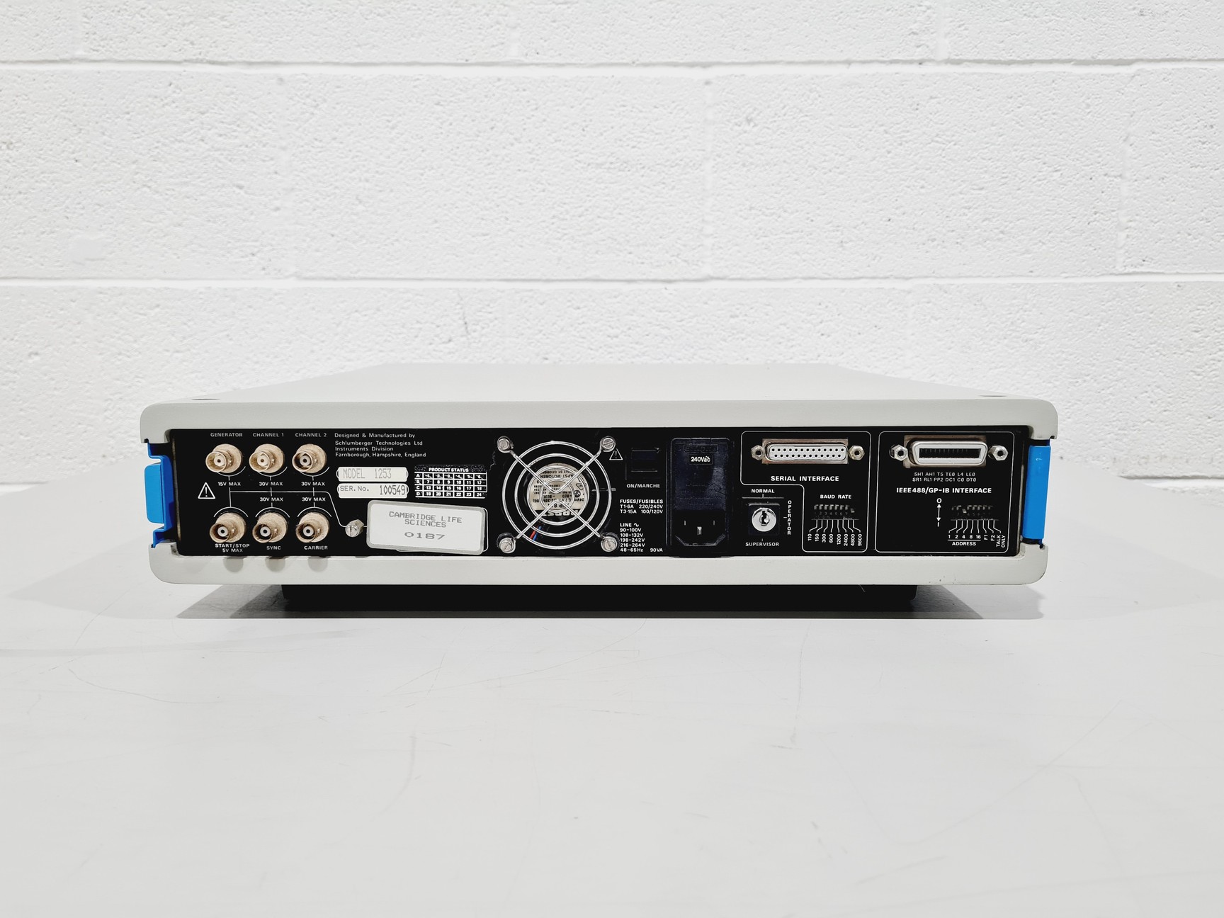 Image of Schlumberger Solartron 1253 Gain-Phase Analyzer