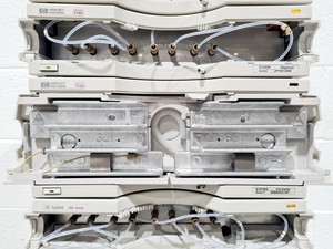 Thumbnail image of Hewlett Packard Series 1100 with ColComp, 2 x Degasser, Bin Pump, QuatPump