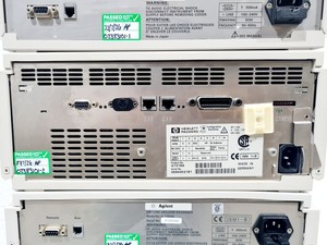 Thumbnail image of Hewlett Packard Series 1100 with ColComp, 2 x Degasser, Bin Pump, QuatPump