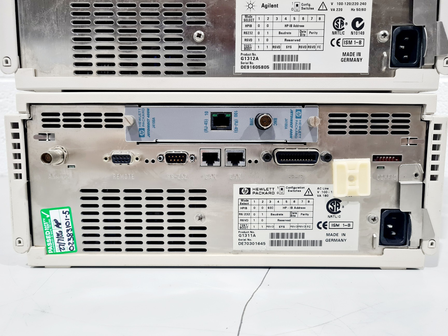 Image of Hewlett Packard Series 1100 with ColComp, 2 x Degasser, Bin Pump, QuatPump