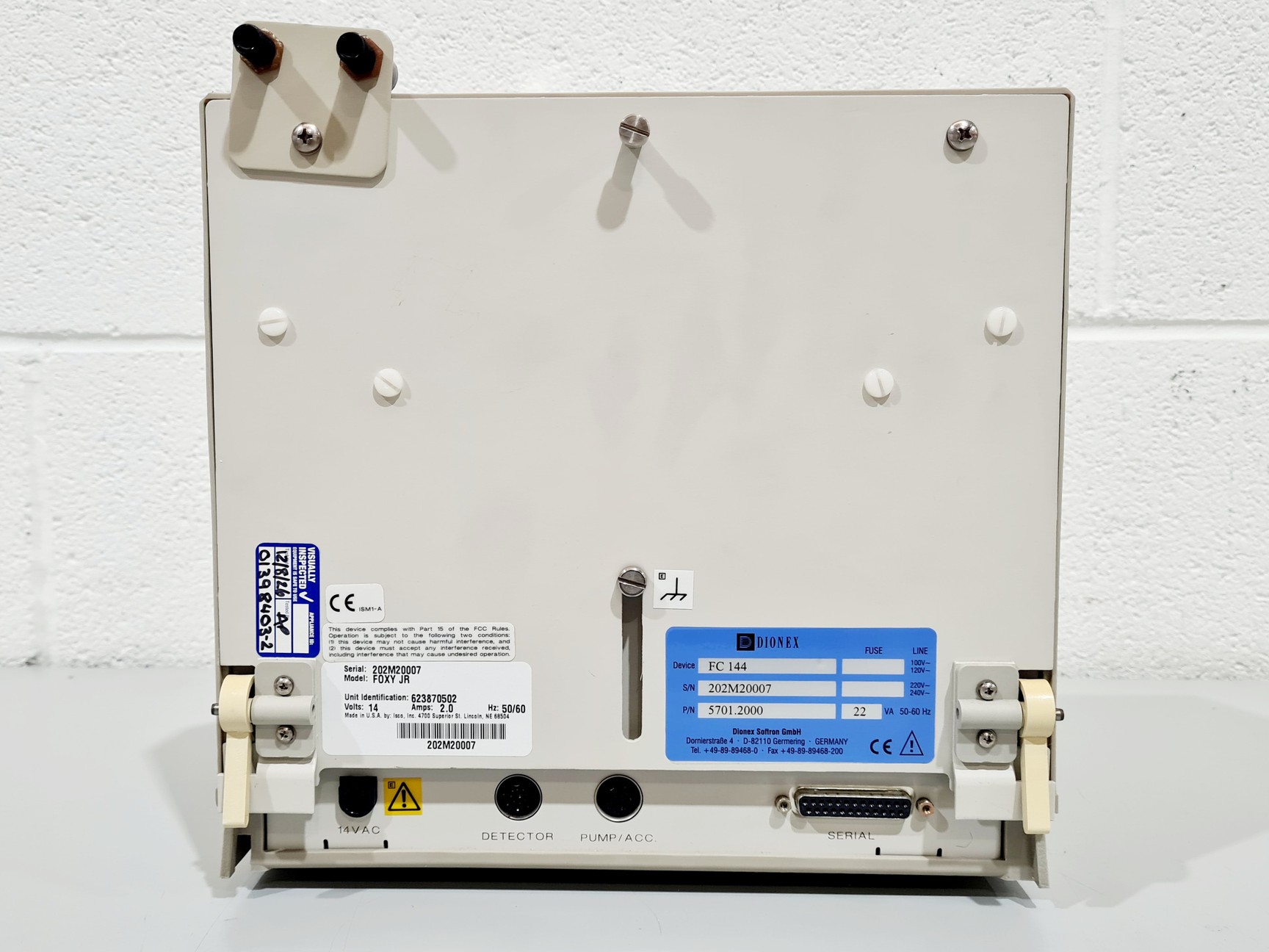 Image of Dionex FC 144 Foxy Jr Fraction Collector Lab
