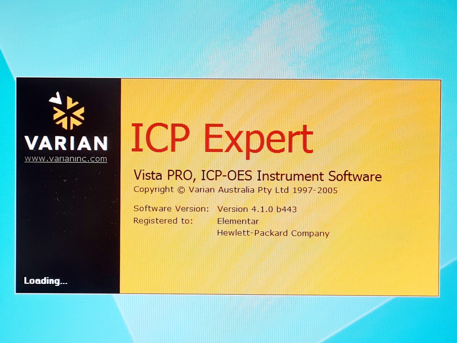 Image of Varian Vista-Pro CCD Simultaneous ICP-OES System w Chiller, Autosampler, and PC