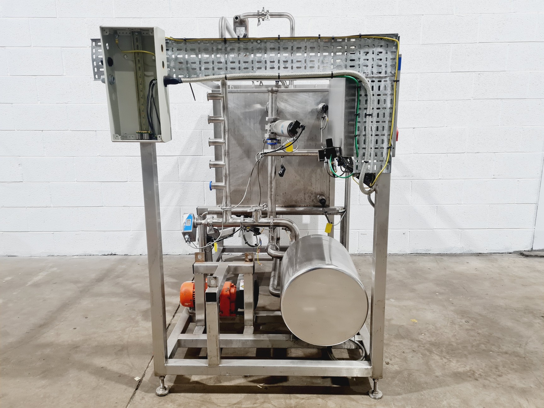 Image of PPML CIP System (Stripped) - Tank Skid, Pump & Heat Exchanger