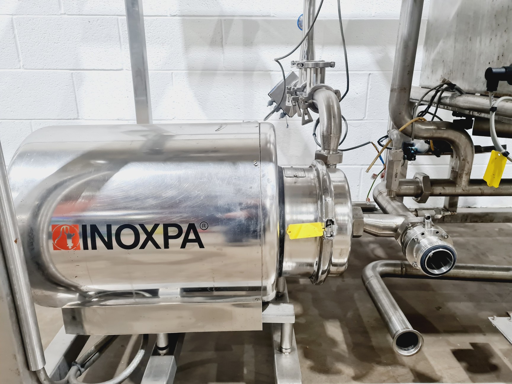 Image of PPML CIP System (Stripped) - Tank Skid, Pump & Heat Exchanger