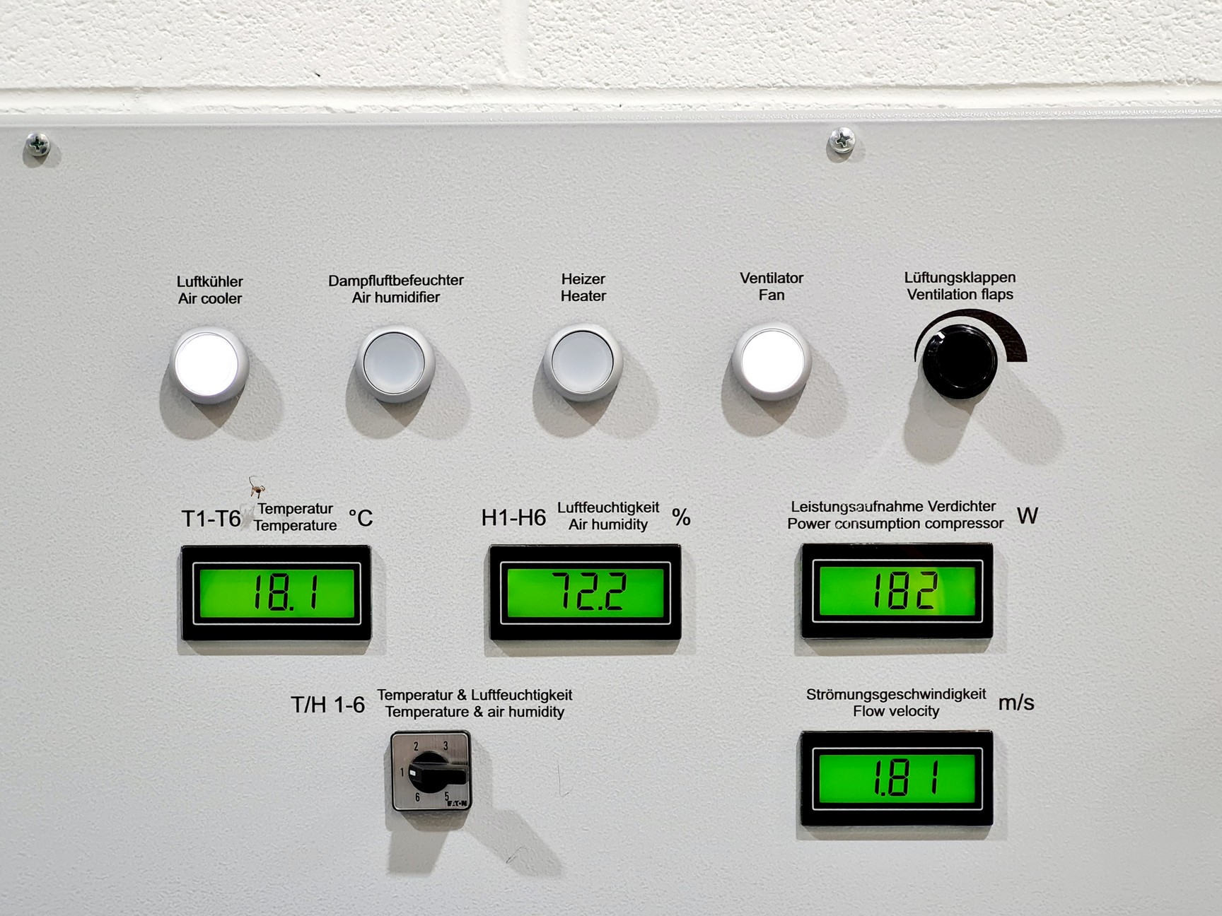 Image of GUNT ET 605 Air Conditioning System Training Unit / Educational Model