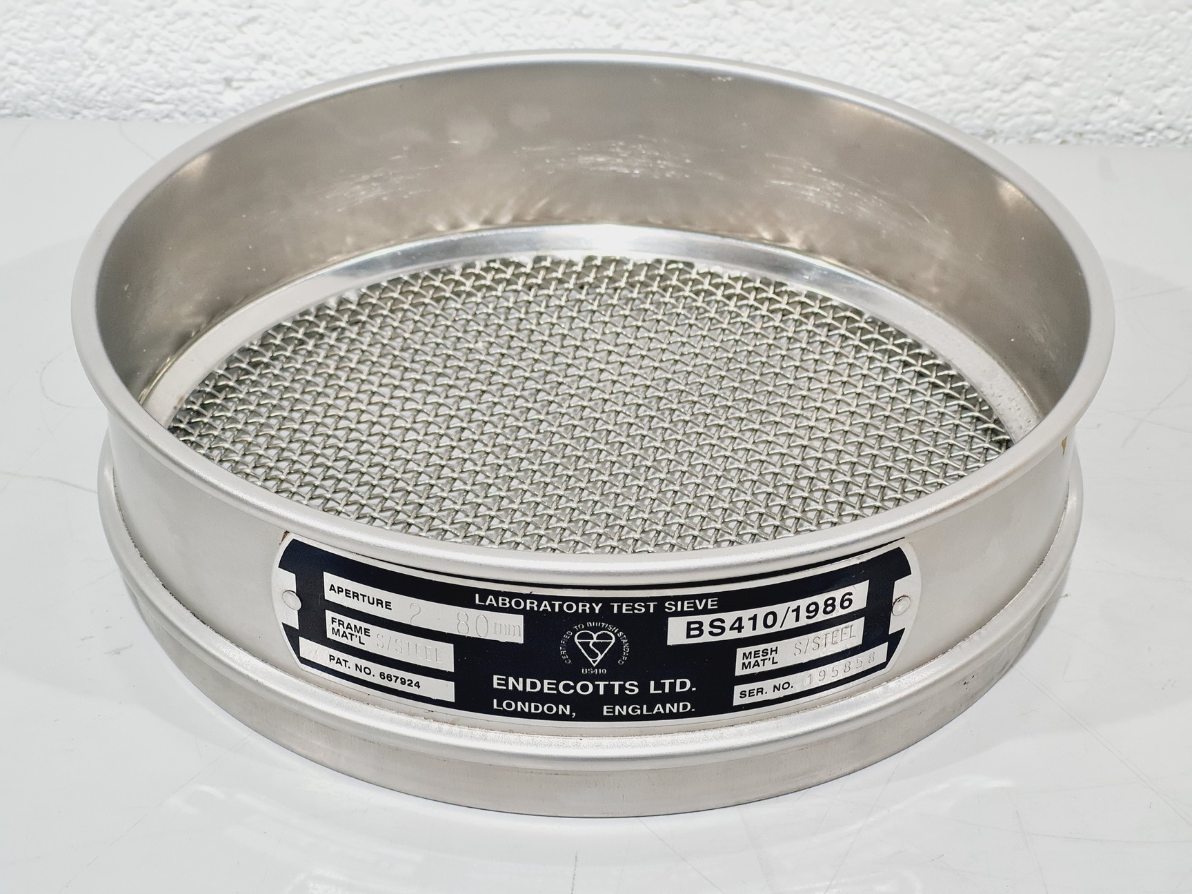 Image of  11x Endecotts Laboratory Test Sieves Stainless Steel & Brass 250µm–5.6mm