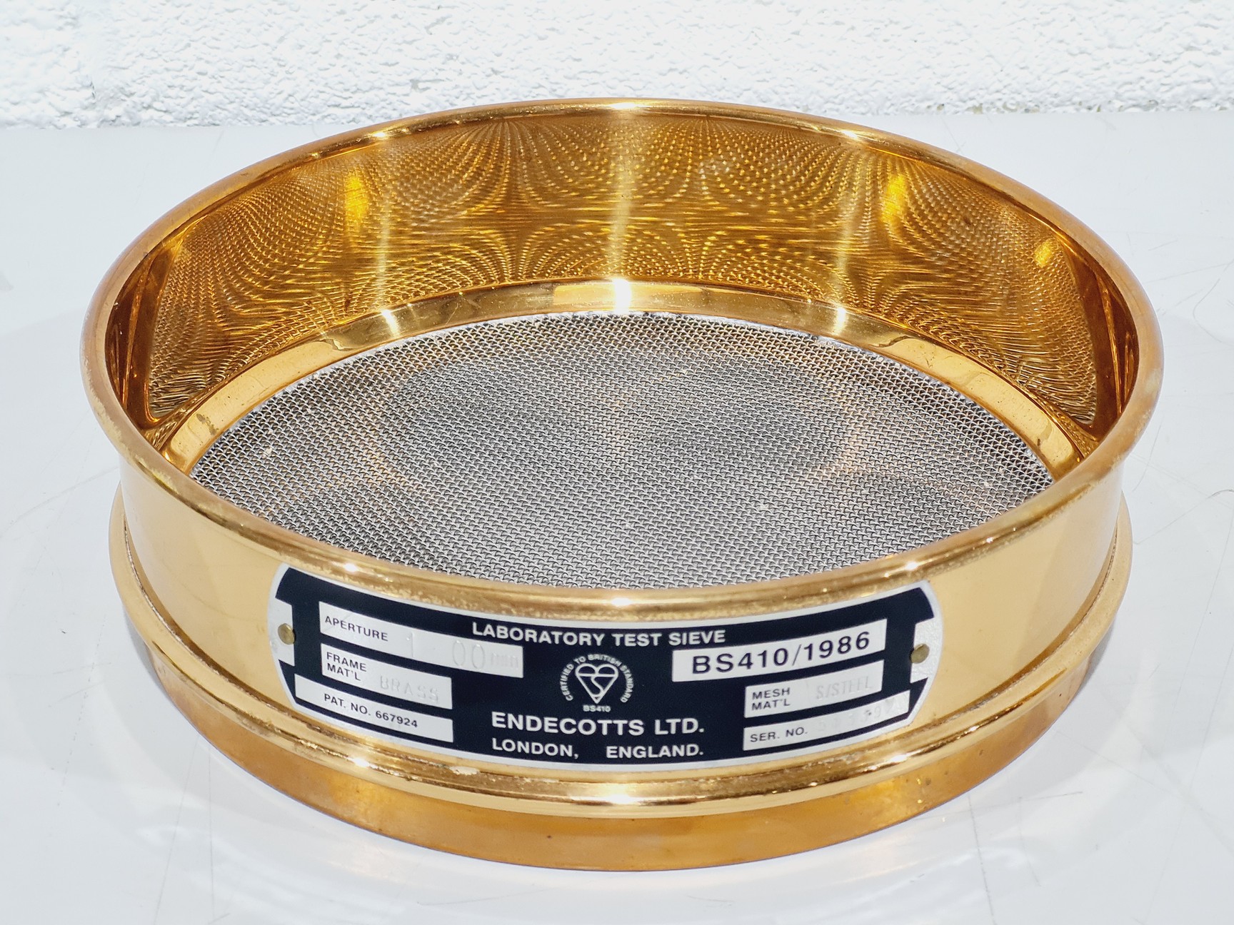 Image of  11x Endecotts Laboratory Test Sieves Stainless Steel & Brass 250µm–5.6mm