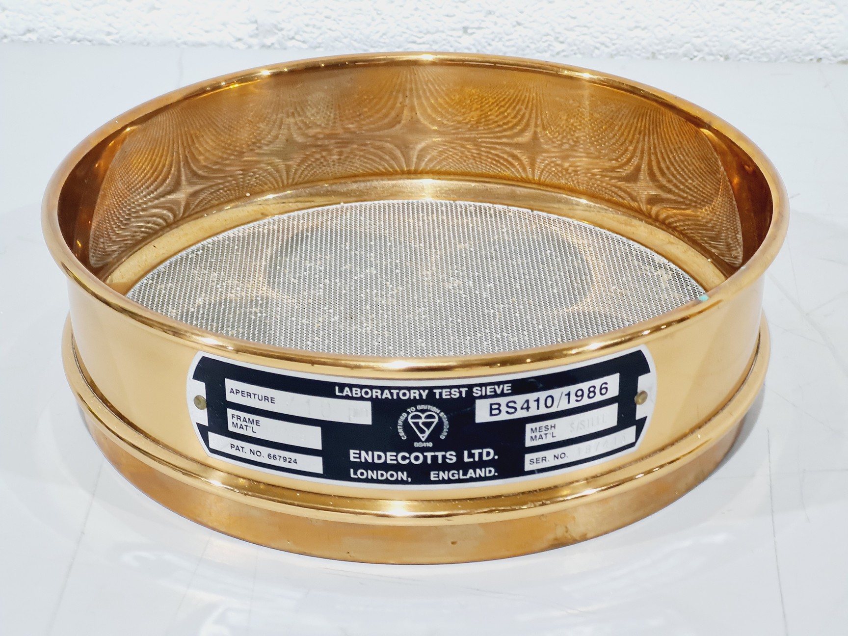 Image of  11x Endecotts Laboratory Test Sieves Stainless Steel & Brass 250µm–5.6mm