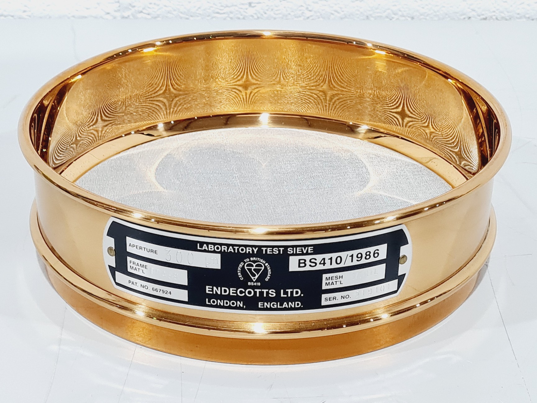 Image of  11x Endecotts Laboratory Test Sieves Stainless Steel & Brass 250µm–5.6mm