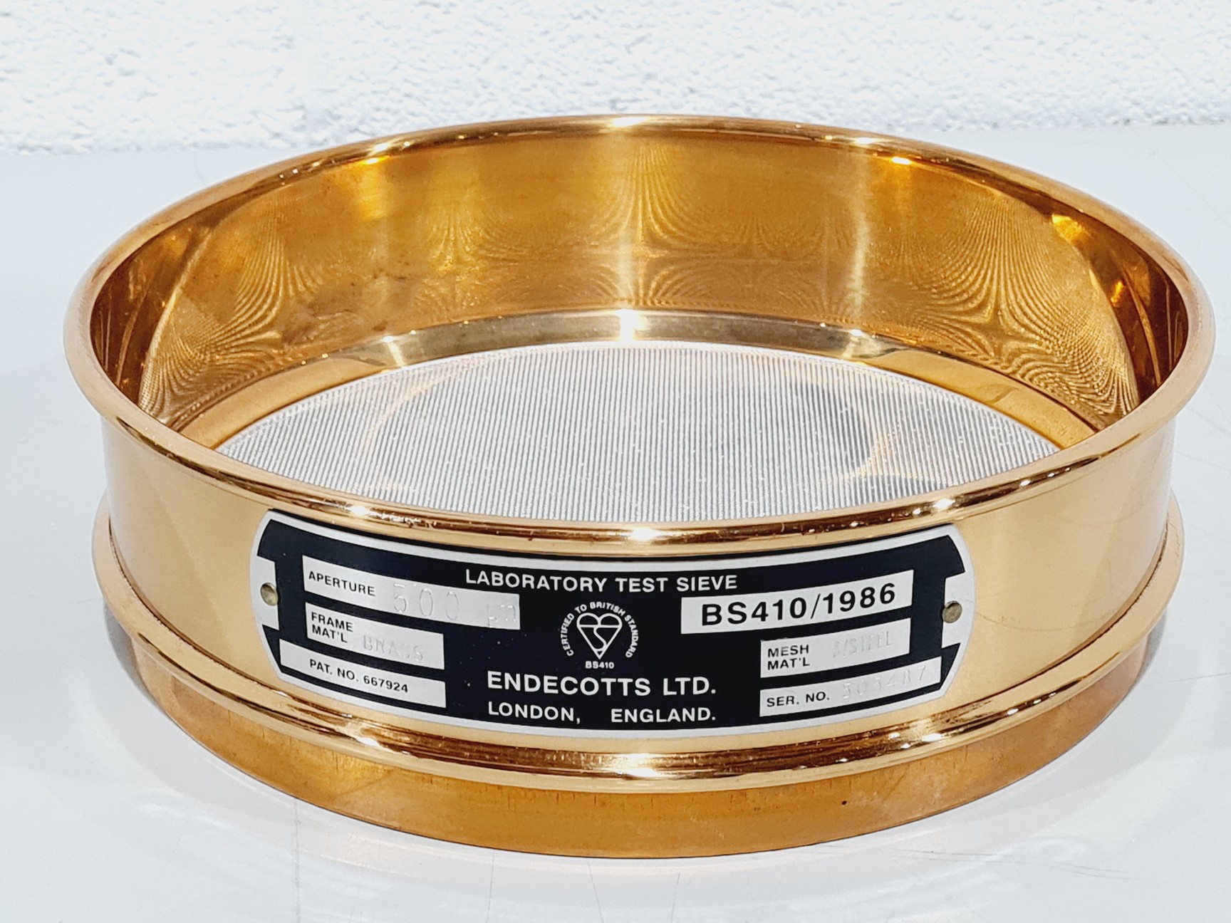 Image of  11x Endecotts Laboratory Test Sieves Stainless Steel & Brass 250µm–5.6mm