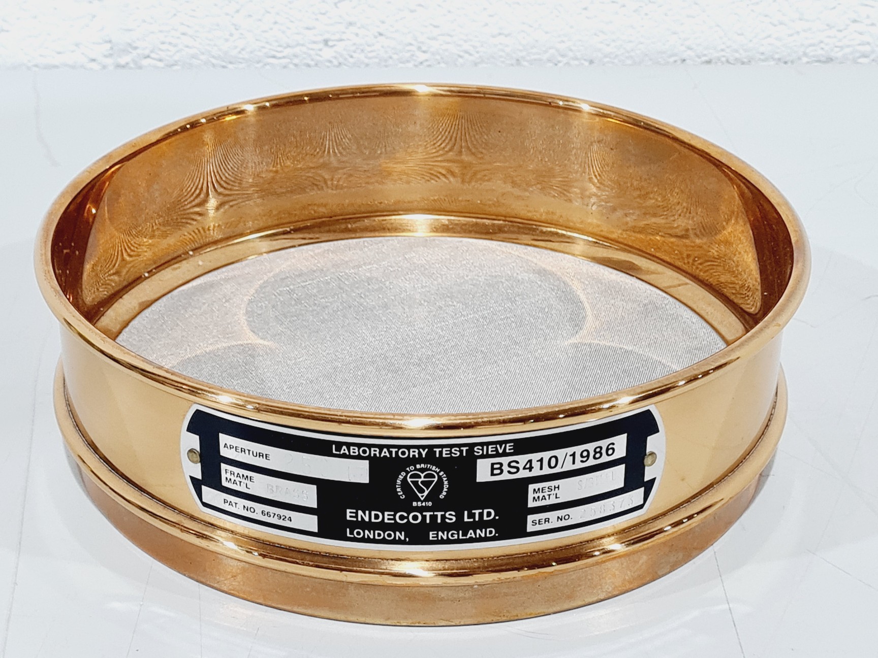 Image of  11x Endecotts Laboratory Test Sieves Stainless Steel & Brass 250µm–5.6mm