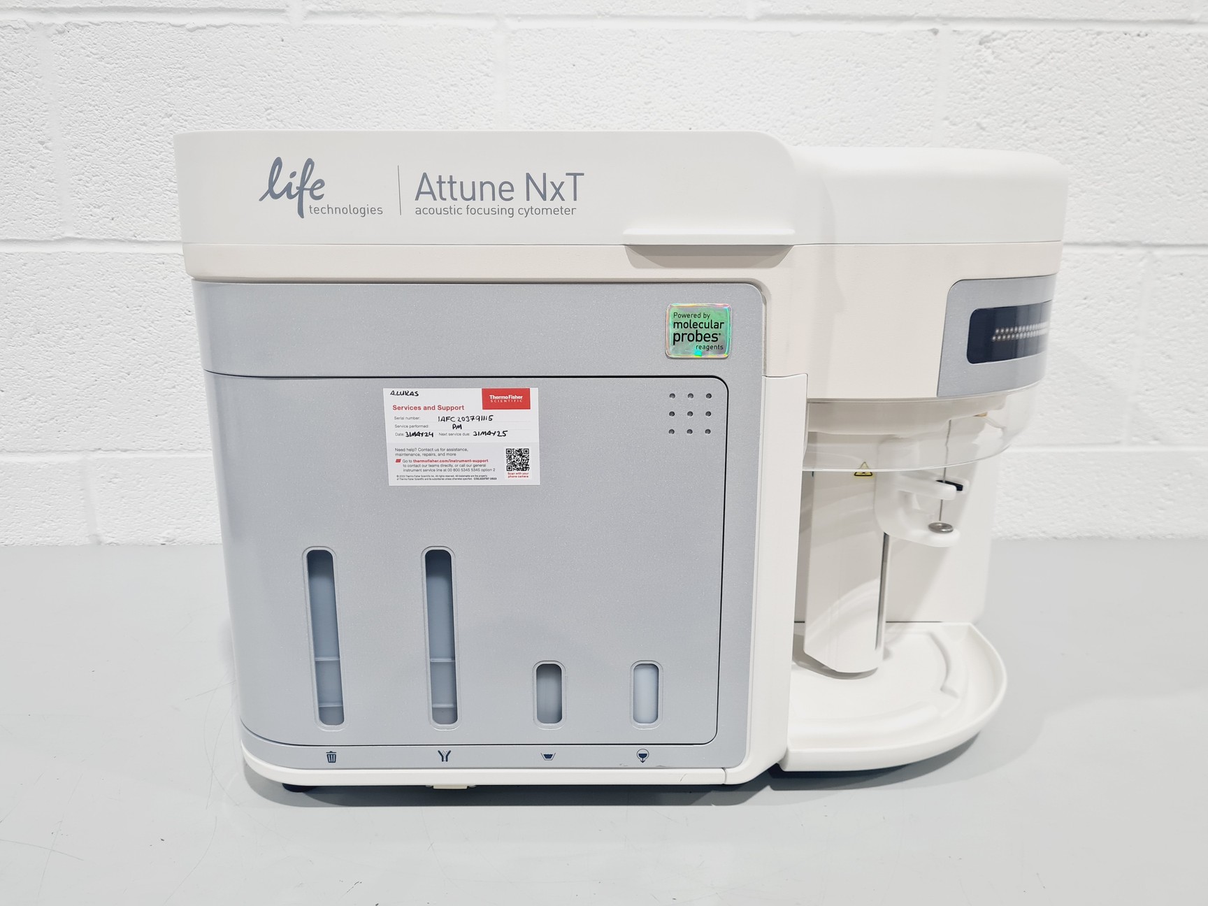 Image of Life Technologies Attune NxT Acoustic Focusing Cytometer AFC2 W/ PC + Software 
