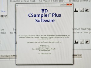 Thumbnail image of BD Accuri C6 Plus Flow Cytometer System w/ PC & Software Lab