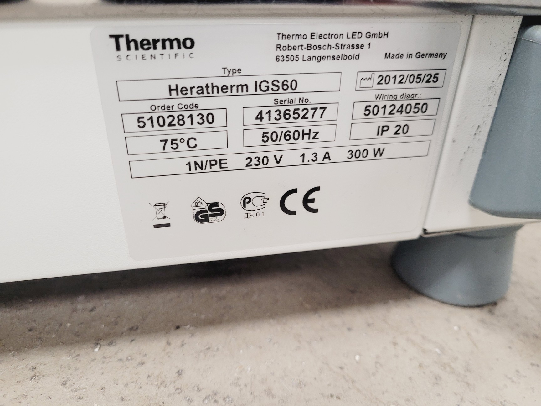 Image of Thermo Scientific Heratherm IGS60 Incubator