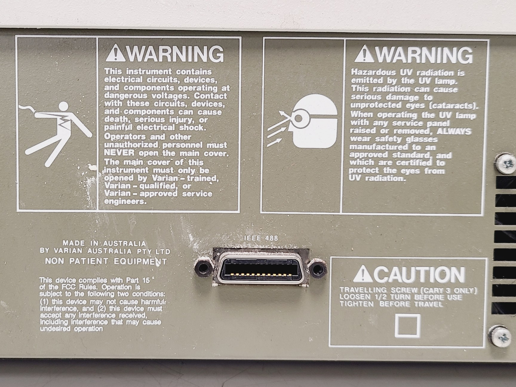 Image of Varian Cary 1E UV-Visible Spectrophotometer & Temperature Controller