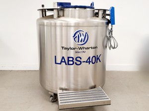 Thumbnail image of Taylor-Wharton LABS-40K Liquid Nitrogen Cryogenic Storage Tank