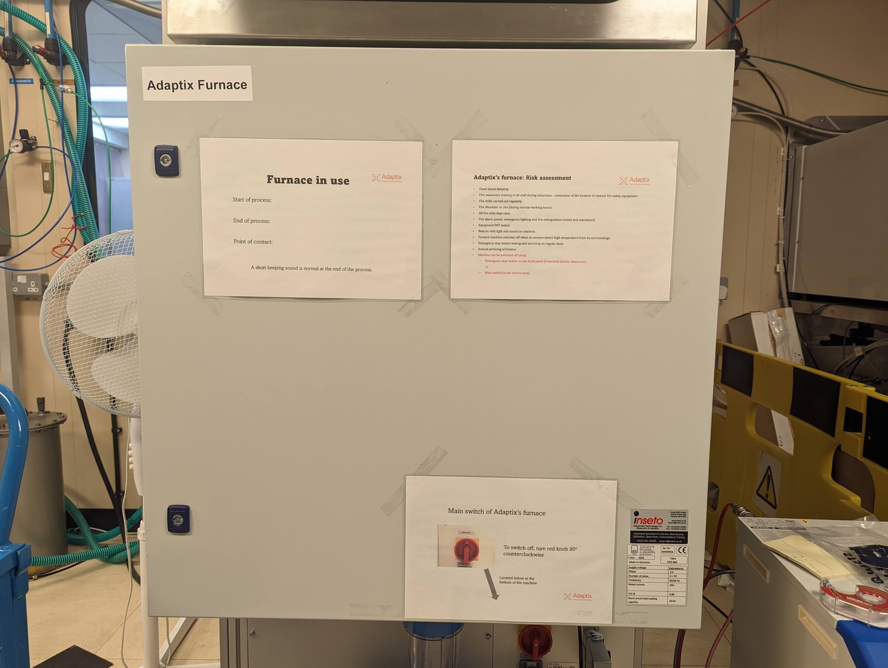 Image of ATV PEO-604 Thermal Oxidation Furnace, Chiller & Laptop (Serviced Aug 2024)