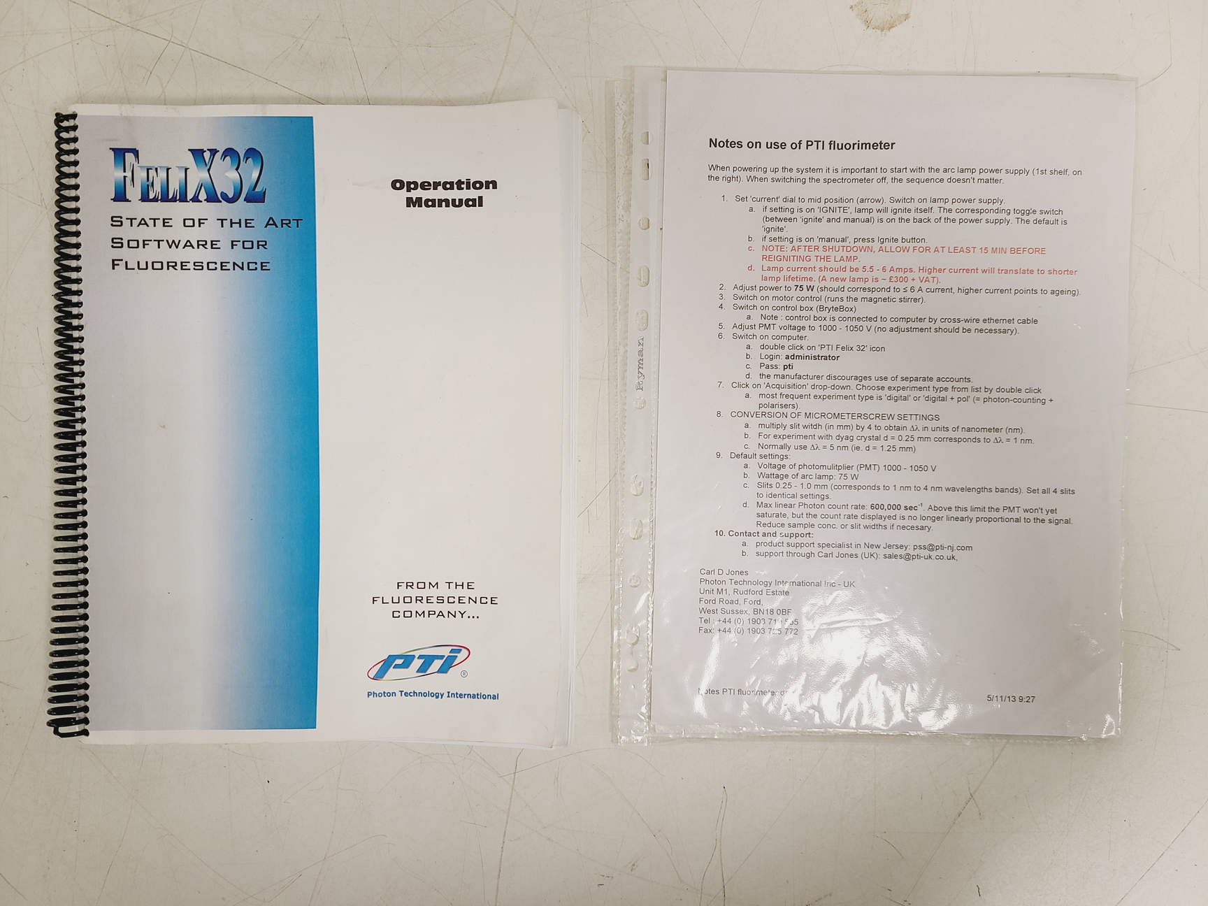 Image of PTI Photon Technology International High Resolution Dye Laser and Nitrogen Laser