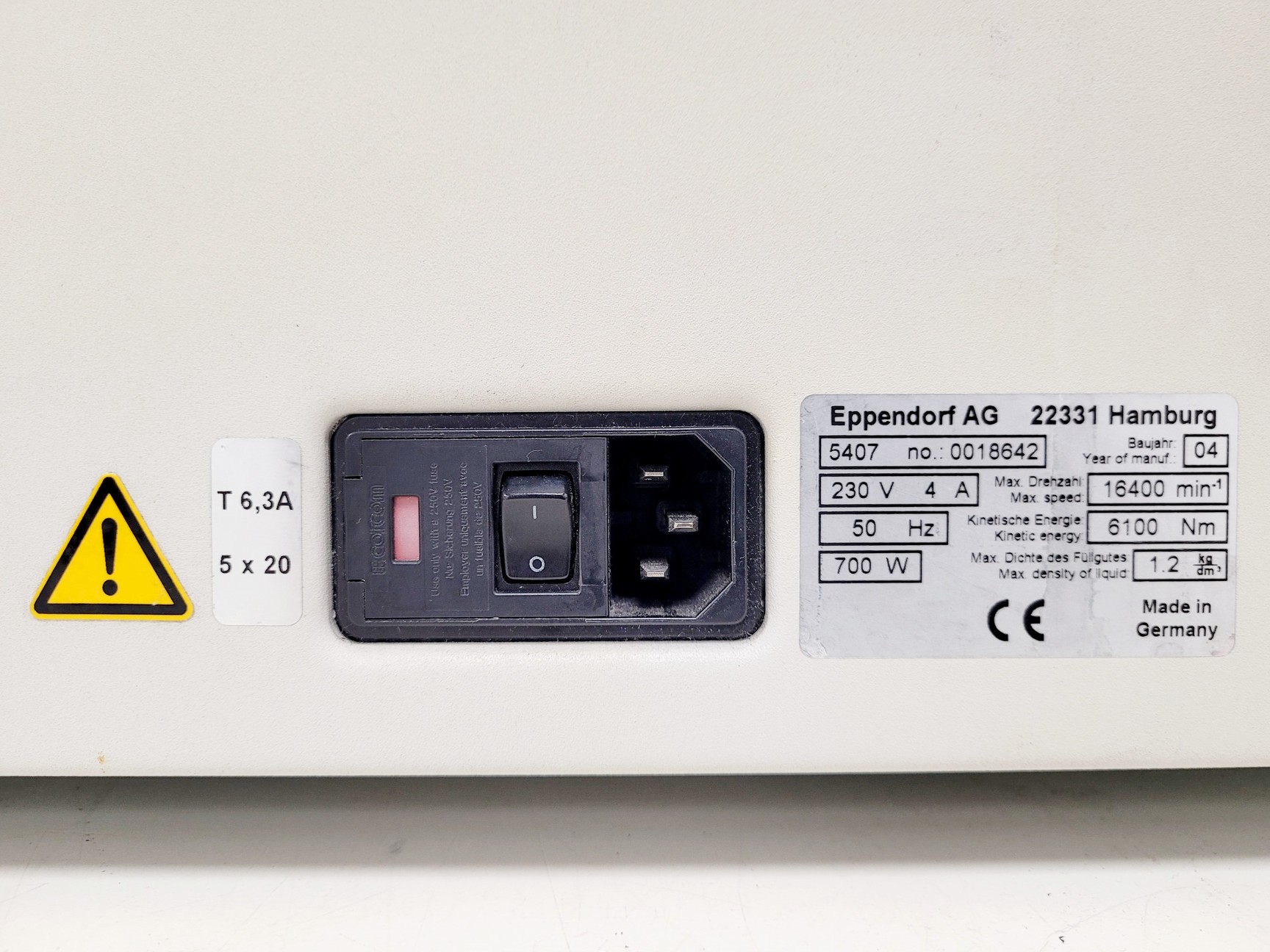 Image of Eppendorf 5417 R Benchtop Centrifuge