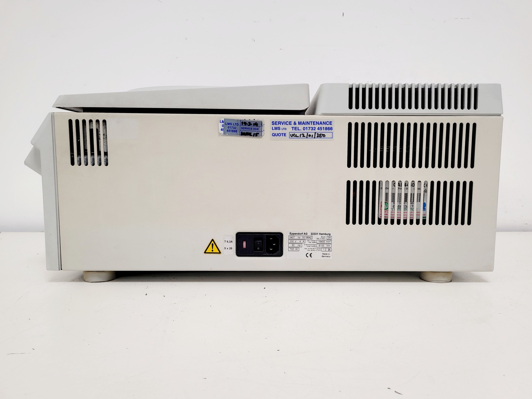 Image of Eppendorf 5417 R Benchtop Centrifuge