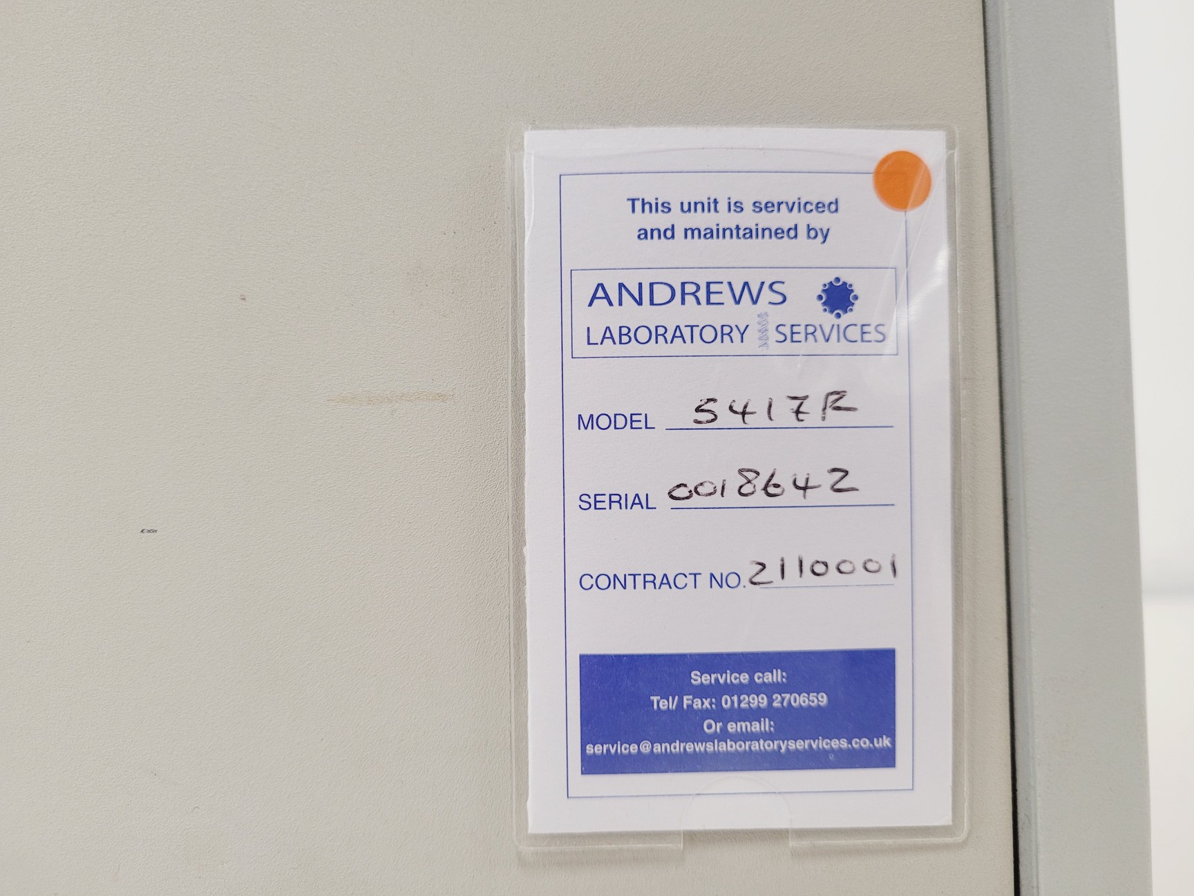 Image of Eppendorf 5417 R Benchtop Centrifuge