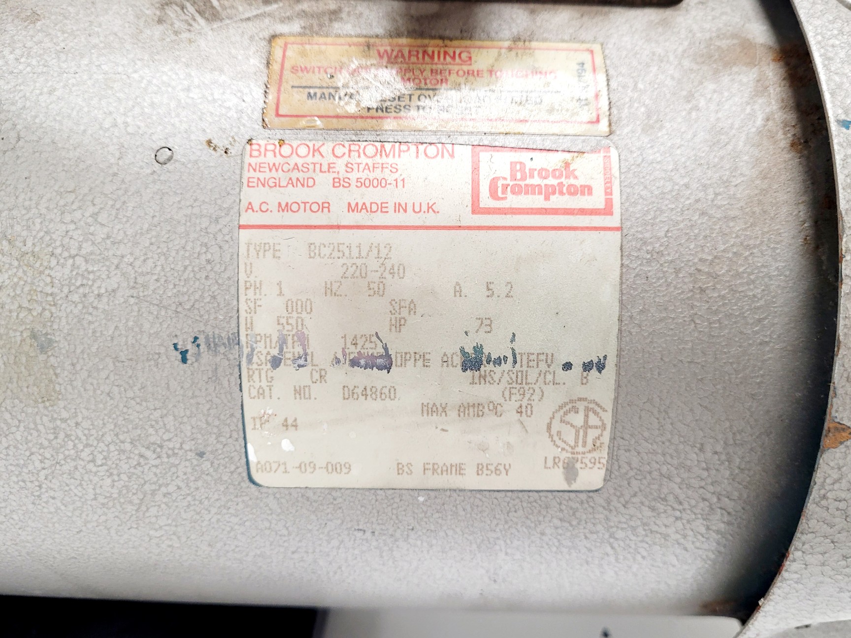 Image of Edwards 18 Rotary Vane Vacuum Pump E2M18 